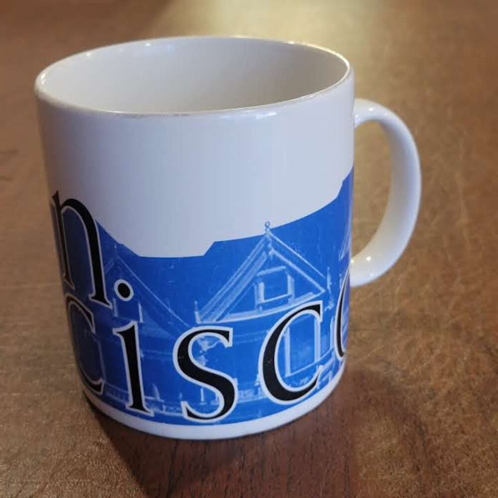 Vintage 1994 Starbucks Coffee City Mug Collector Series 20 oz San Francisco